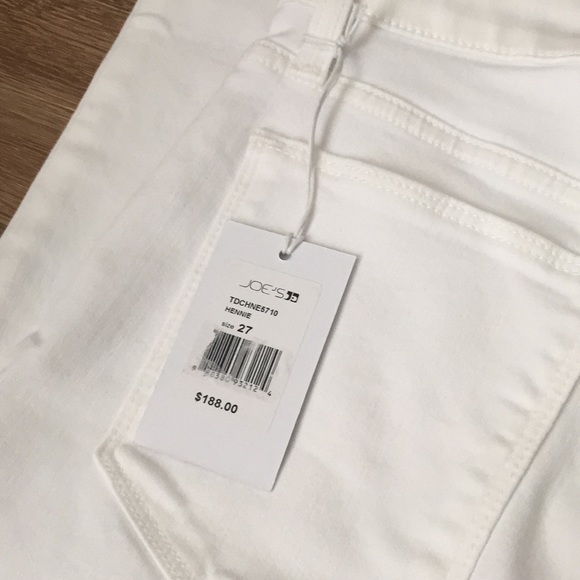 Joe’s Jeans white skinny jeans high waisted NWT - Picture 5 of 7